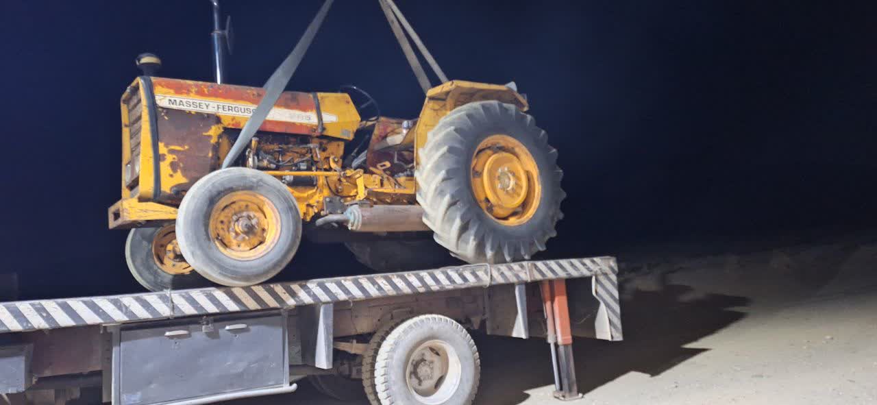 توقیف دستگاه حفاری غیرمجاز در روستای غیاث‌آباد سنقر